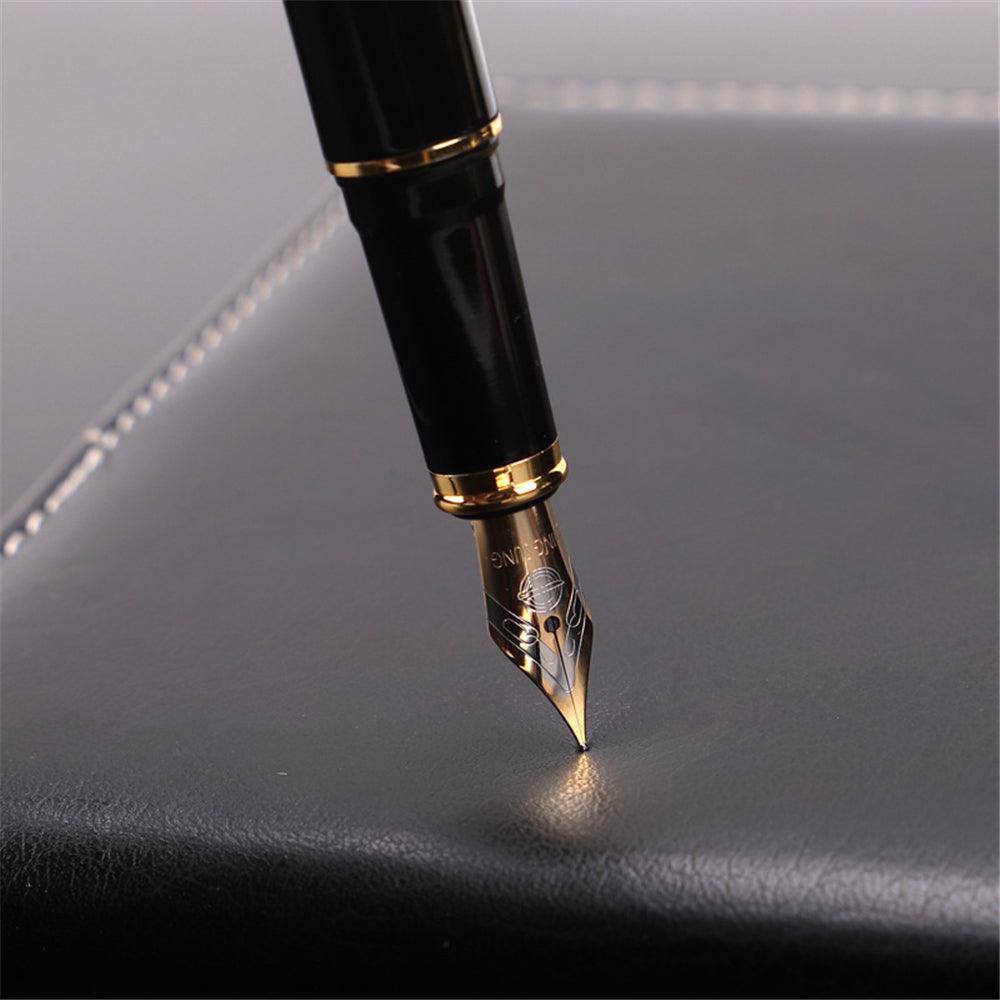 Wing Sung 3215 Fountain Pen 0.5 EF EF Hide 0.7 M Nib Ballpoint Nib Fountain Pen Clip Business Men Gifts - MRSLM