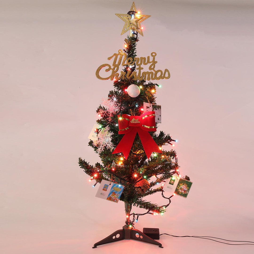 60cm Mini Christmas Tree LED Lights Small Accessories Gifts Christmas Desktop New Year Home Decorations - MRSLM