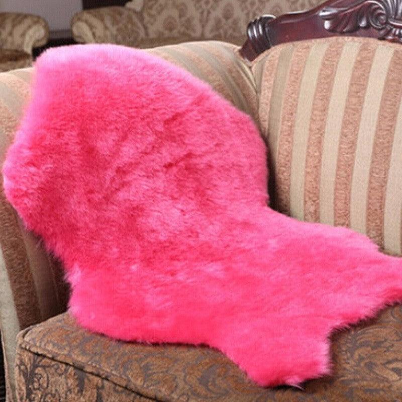 Soft Shaggy Living Room Pad Floor Carpet Fluffy Chair Cover Mat Sofa Cushion For Living Room Home Decor - MRSLM