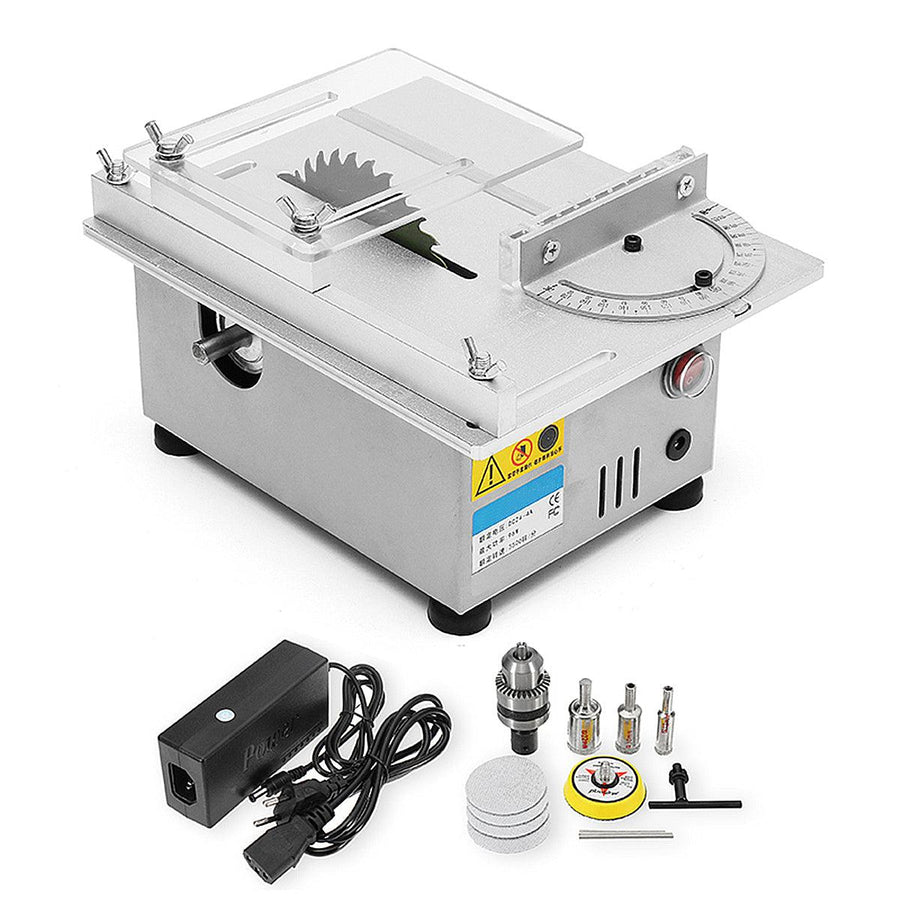 Raitool™ T4 Mini Table Saws Wood Working Bench Lathe Electric Polisher Grinder DIY Model Cutting Saw - MRSLM