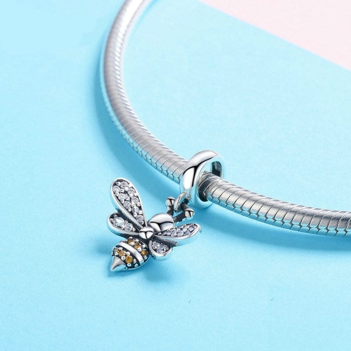 Crystal Bee Charm