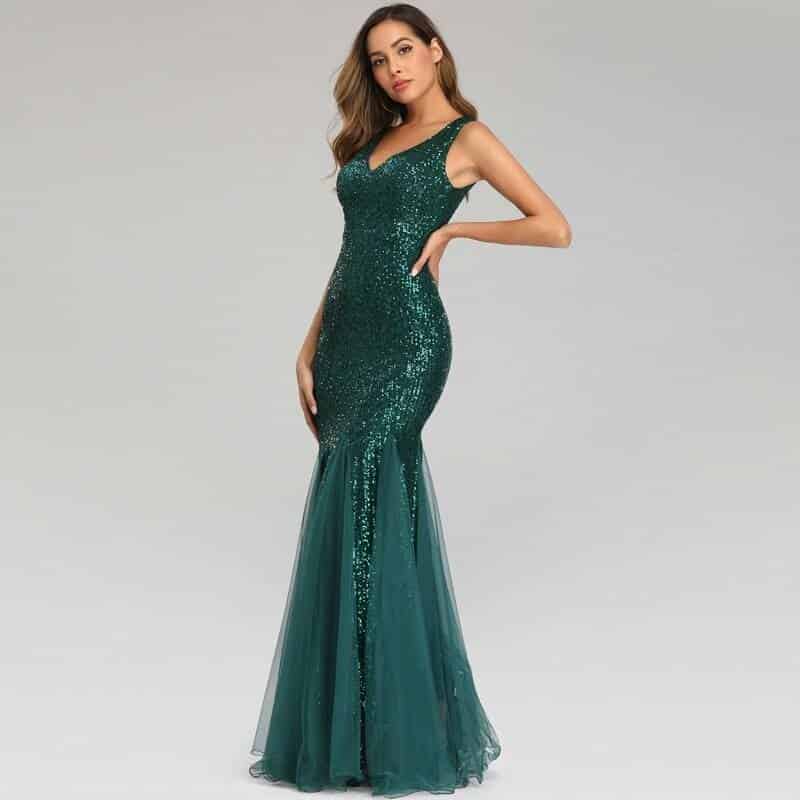 Elegant Mermaid Long Dress for Women