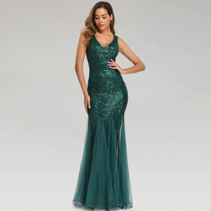 Elegant Mermaid Long Dress for Women