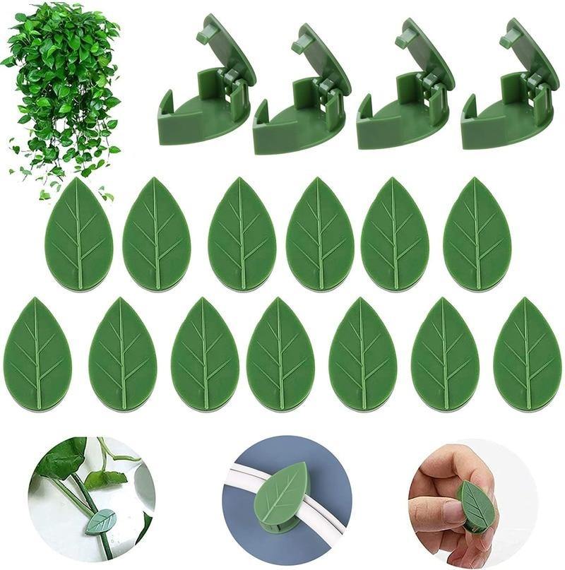 10/30pcs Plant Fixture Clip Plant Climbing Wall Self-Adhesive Fastener Tied Fixture Vine Buckle Hook Garden Plant Wall Climbing - MRSLM