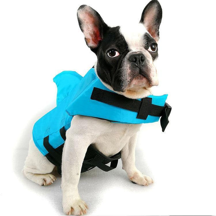 Dog Life Vest Summer Shark Pet Life Jacket Dog Clothes Dogs Swimwear Pets Swimming Suit - MRSLM