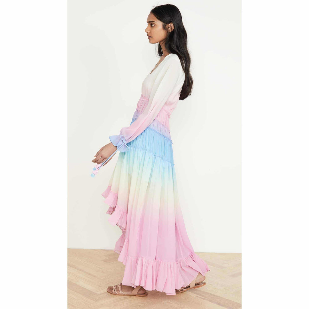 Kaleidoscopic Chiffon Women's Dress