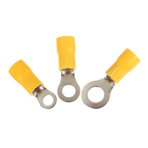 20PCS 4-6mm² Yellow Ring Heat Shrink Electrical Terminals Connectors - MRSLM