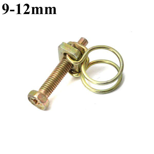 Adjustable Double Wire Water Gas Hose Clamp Pipe Clip Hoop Plumbing Fixture - MRSLM