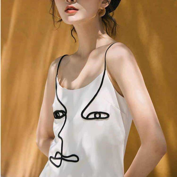 Women's Abstract Art Mini Dress