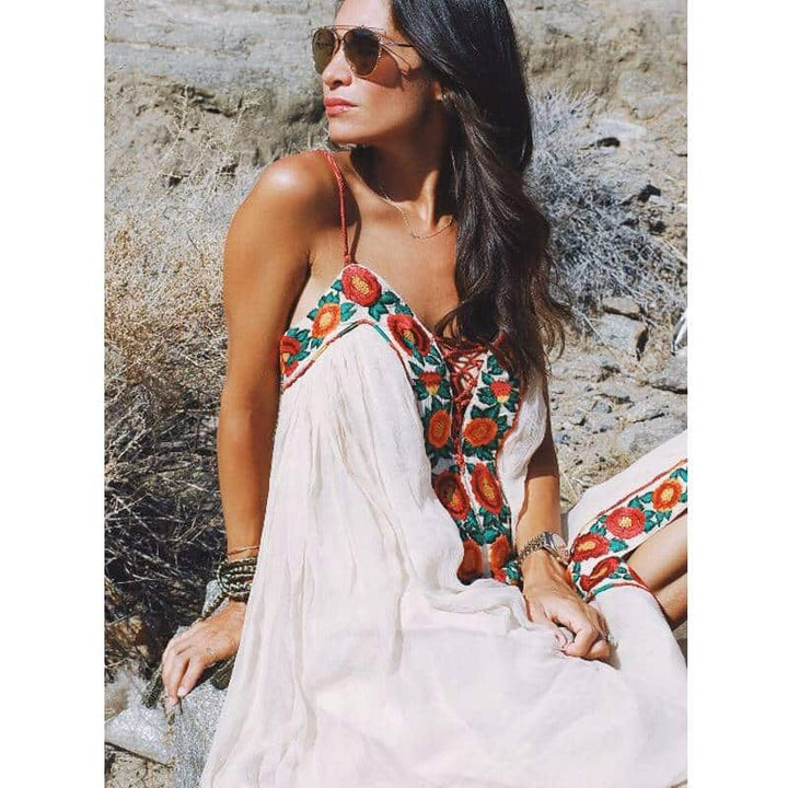 Women's Boho Maxi Cami Dress