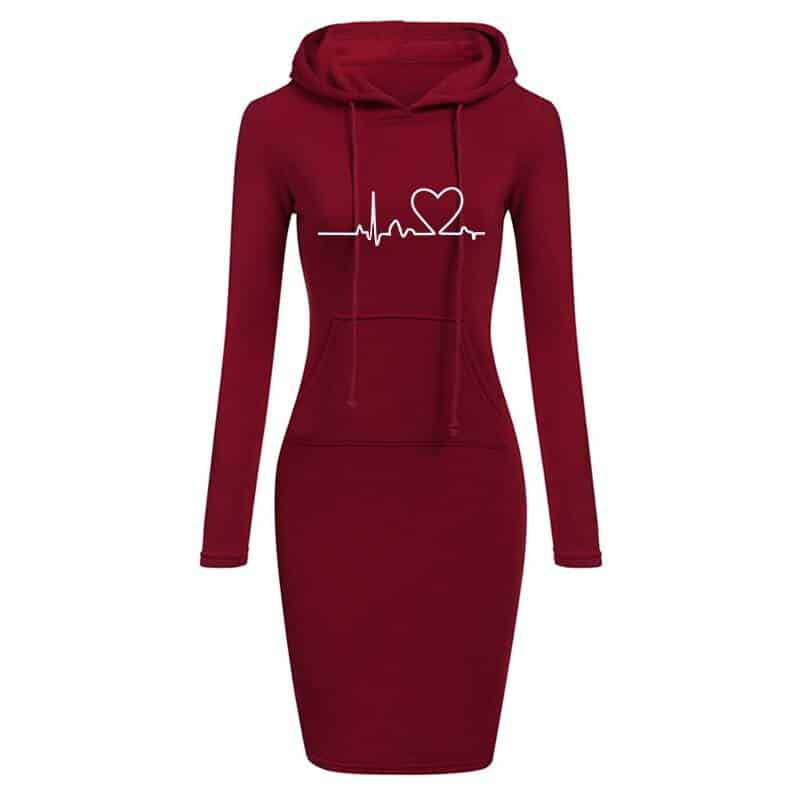 Women's Hope Faith Love Warm Dress