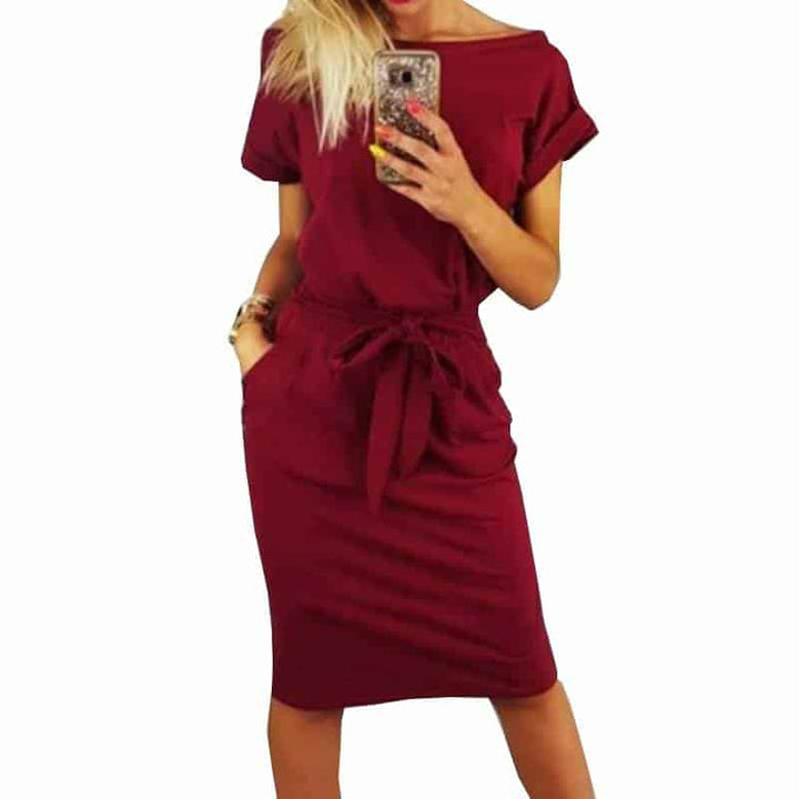 Women's Knee-Length Casual Dress