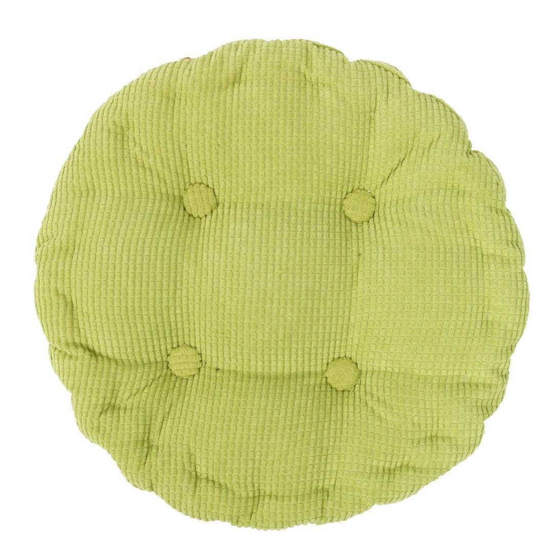 Round Corduroy Chair Pad Cushion Cover Thicker Patio Car Office Seat Sofa Tatami Mat - MRSLM