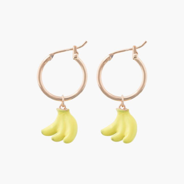 Fruit Banana Earrings S925 Silver Post - MRSLM