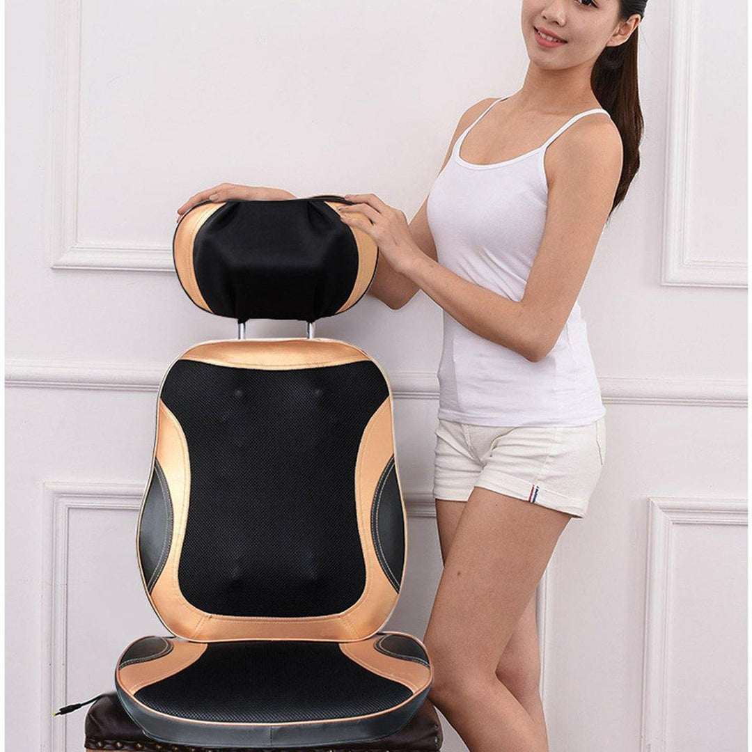 Antistress Full Body Electric Massage Cushion Heat Neck Back - MRSLM