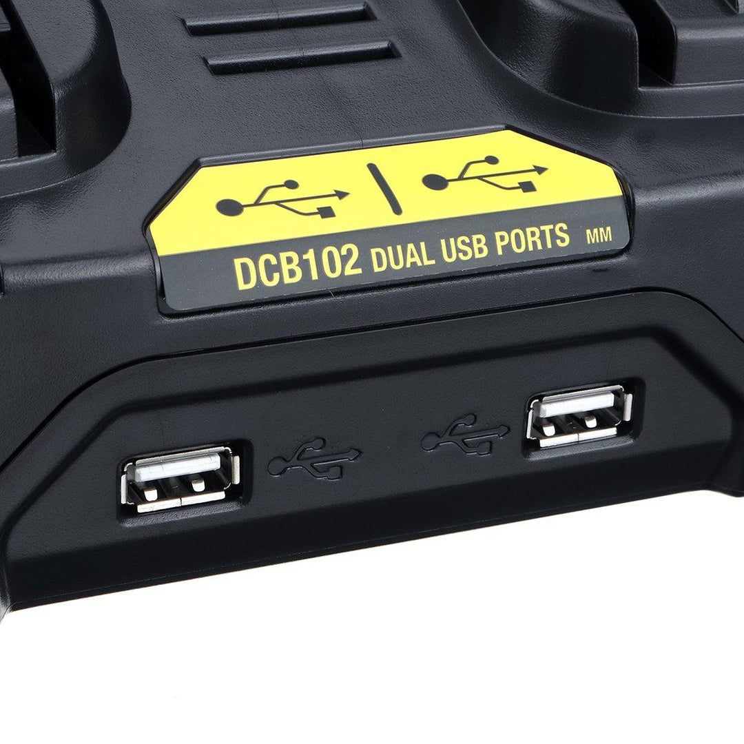 Dual Charger DCB200 DCB115 Lithium-Ion Battery DCB112 DCB105/015 Power Tool Battery Charger - MRSLM