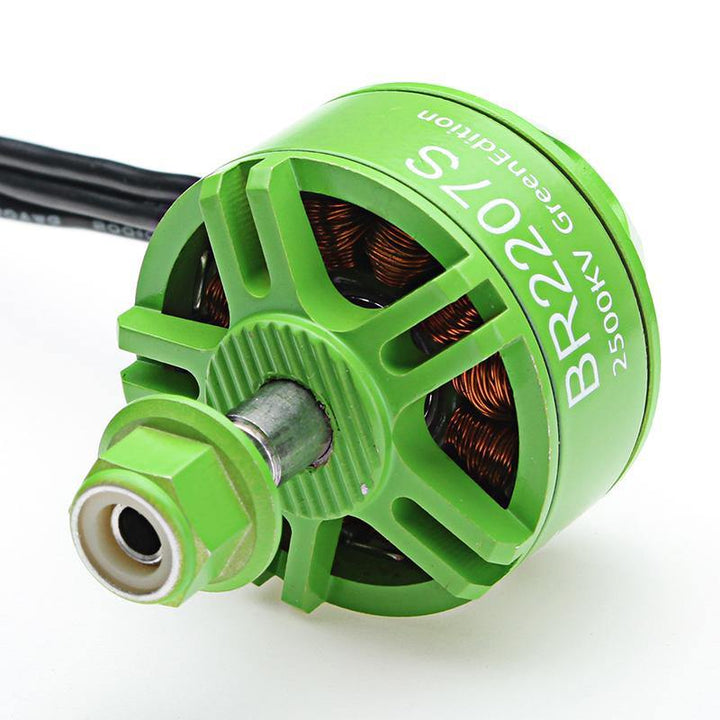 Racerstar 2207 BR2207S Green Edition 1600KV 2200KV 2500KV 3-6S Brushless Motor For RC Drone Frame - MRSLM