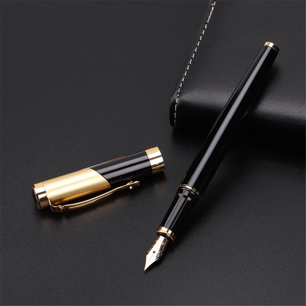 Wing Sung 3215 Fountain Pen 0.5 EF EF Hide 0.7 M Nib Ballpoint Nib Fountain Pen Clip Business Men Gifts - MRSLM