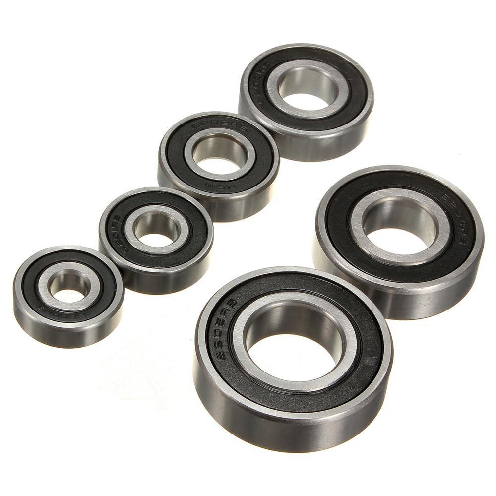 Deep Notch Ball Bearings 6200-6205/2RS High Speed Bearing Steel - MRSLM