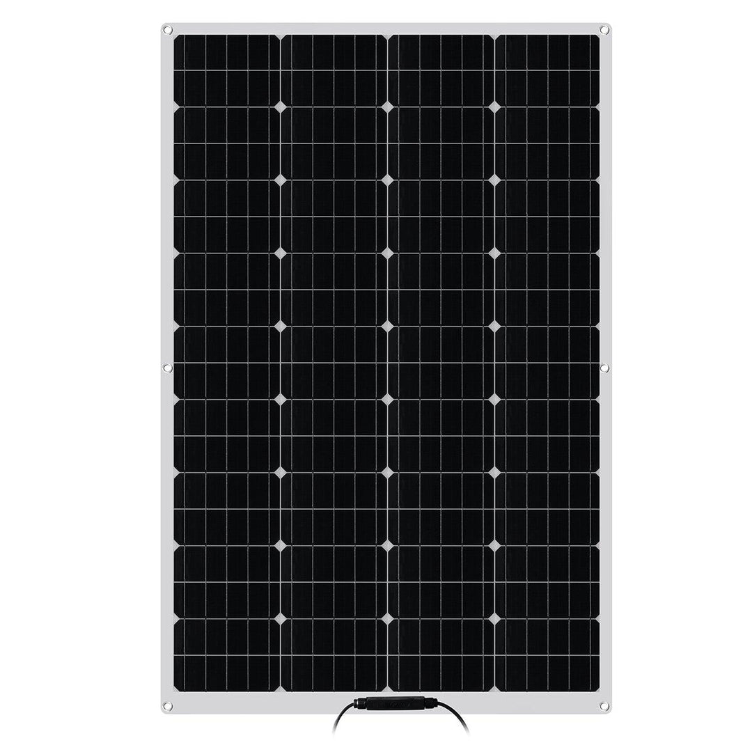 100W 18V Flexible Solar Panel Battery Power Charge Kit For RV Car Boat Camping - MRSLM