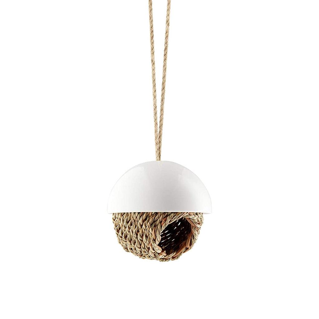 Hanging Woven Porcelain Bird Shelter - MRSLM