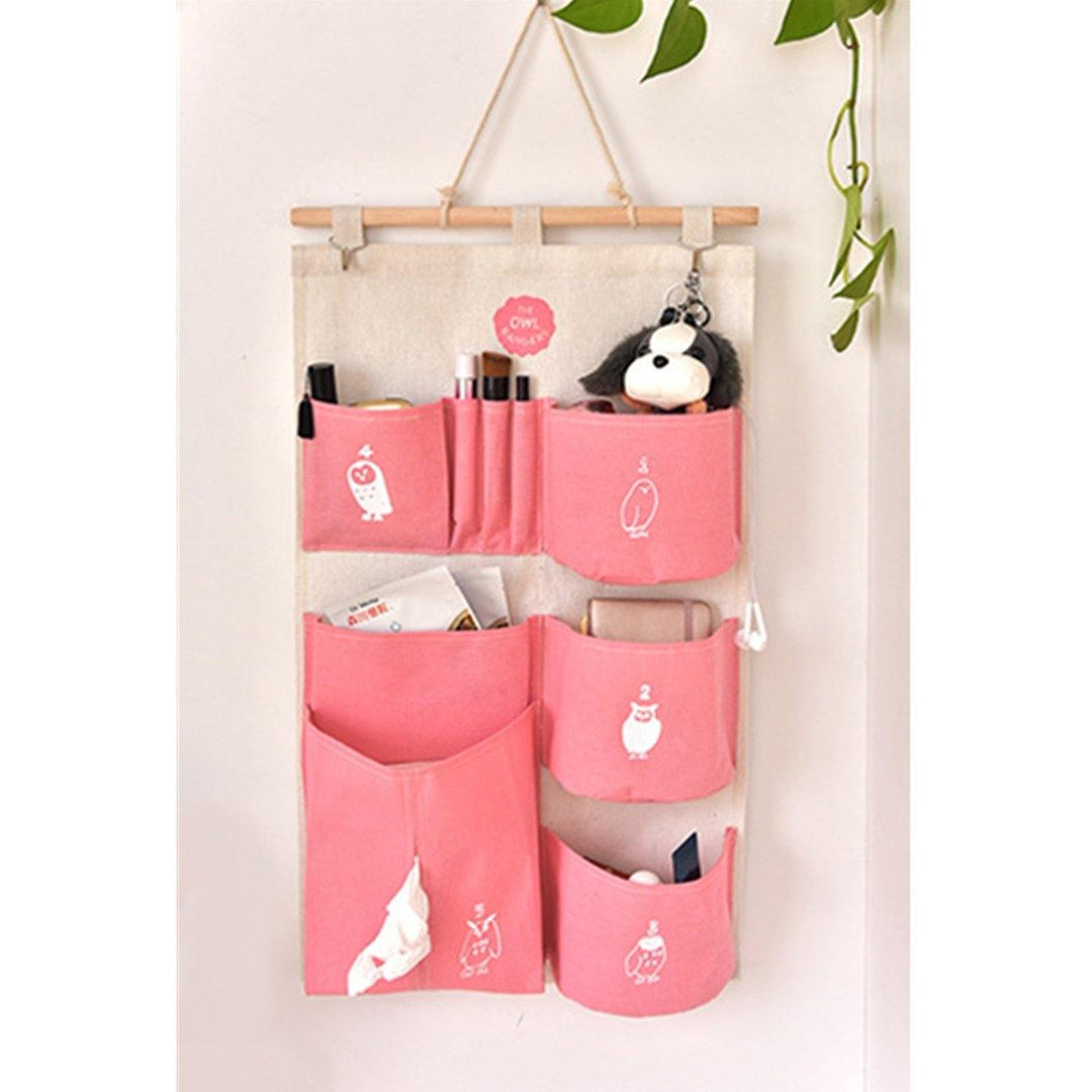 Waterproof Home Wall Hanging Storage Bag Organizer Pouch Container Bathroom Door - MRSLM