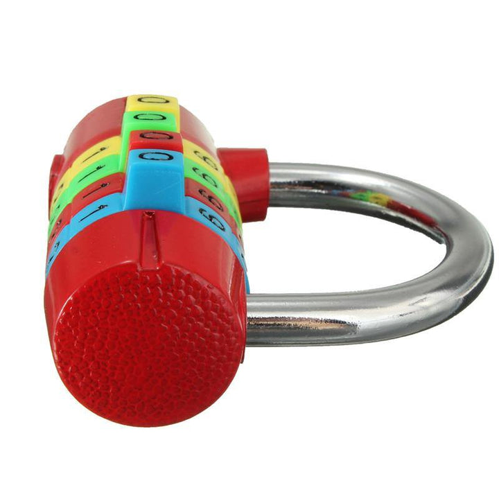 4 Digit Resettable Combination Padlock Travel Luggage Bag Diary Suitcase Code Security Lock - MRSLM