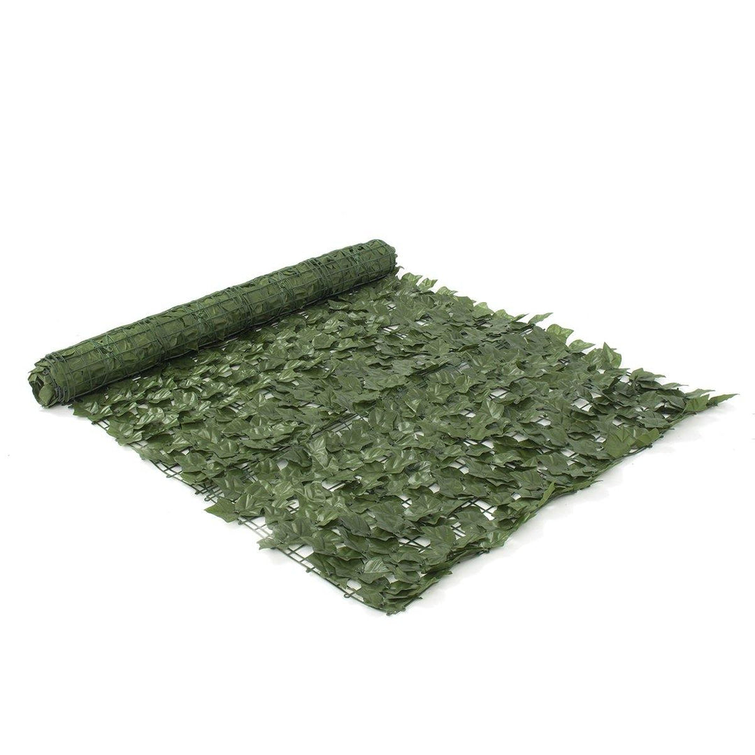 1*3m Artificial Ivy Leaf Fence Green Garden Yard Privacy Screen Hedge Plants Decorations - MRSLM