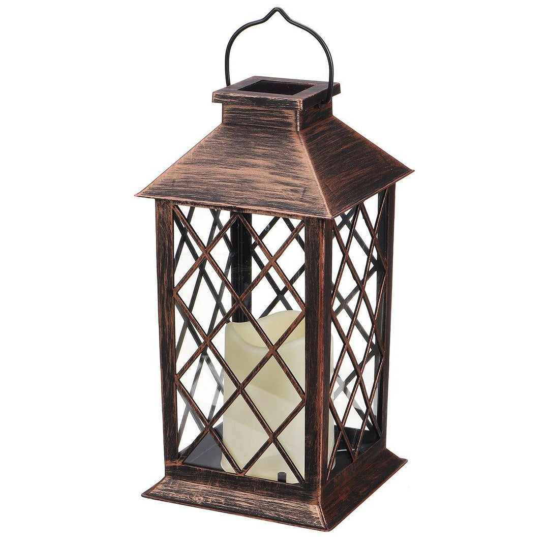 Solar Power Hanging Lantern LED Lamp Retro Style Light Outdoor/Indoor for Garden - MRSLM