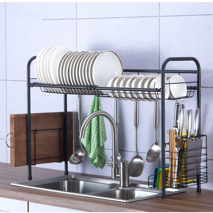 60/70/80/90cm 304 Stainless Steel Single Layer Rack Shelf Storage for Kitchen Dishes Arrangement - MRSLM