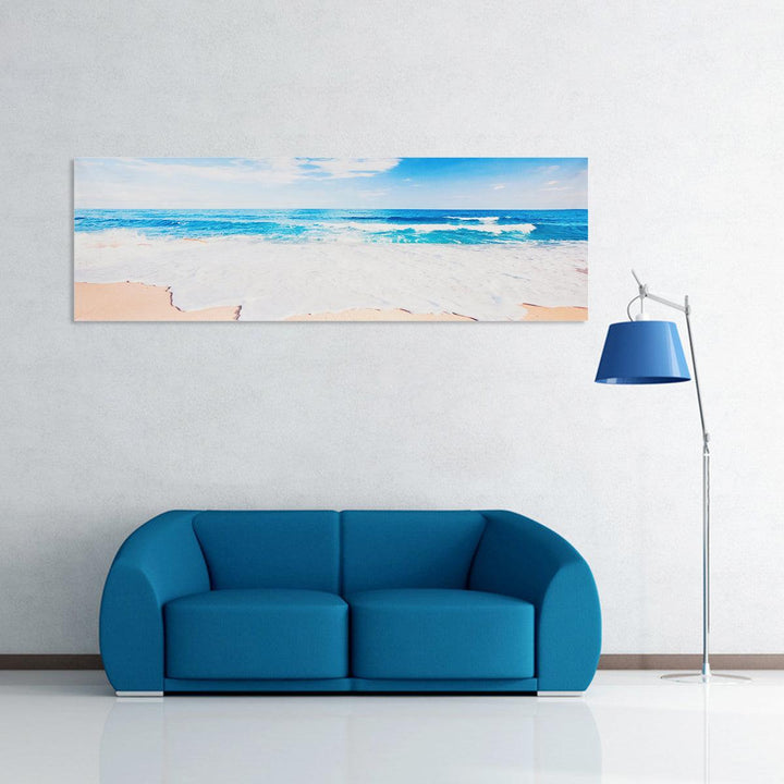 Canvas Painting Beach Sand Art Prints Hanging Picture Living Room Home Wall Art Decoration no Frame - MRSLM