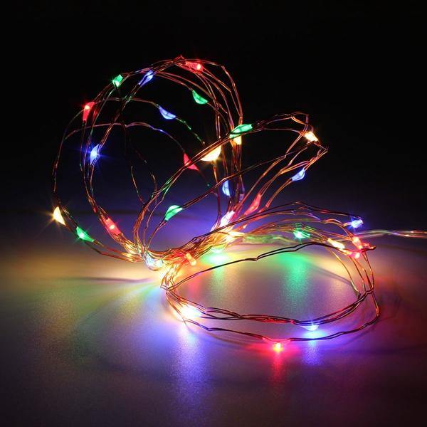 3M Waterproof LED Battery Mini LED Copper Wire Fairy String Light HoliDay Light Party Christmas - MRSLM