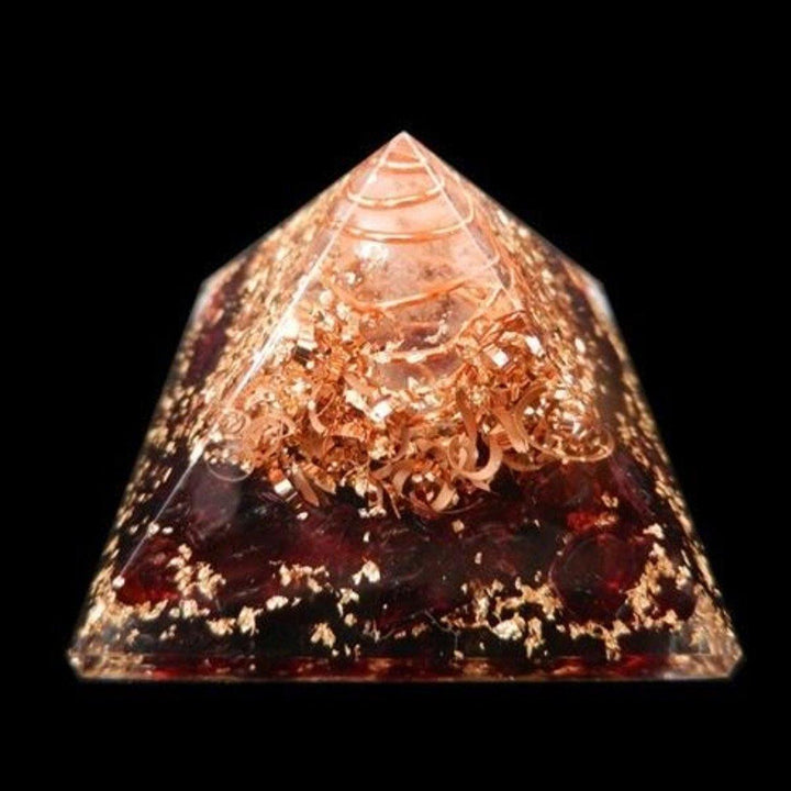 Pyramid Crystal Gemstone Meditation Yoga Energy Healing Stone Home Desk Decorations - MRSLM