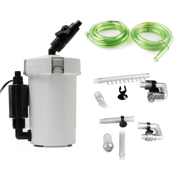 220V 6W 400L/h Fresh/Salt Aquarium Fish Tank External Canister Filter Pump Table Top HW-602B - MRSLM