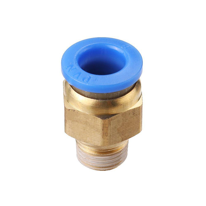 Machifit Pneumatic Connector Quick Joint PC Straight Male Thread Pipe Fittings 8-01/02/03/04 - MRSLM