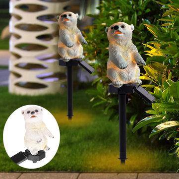 Solar Power Polar Bear Lawn Dector Garden Stake Landscape Lamp Outdoor Light - MRSLM