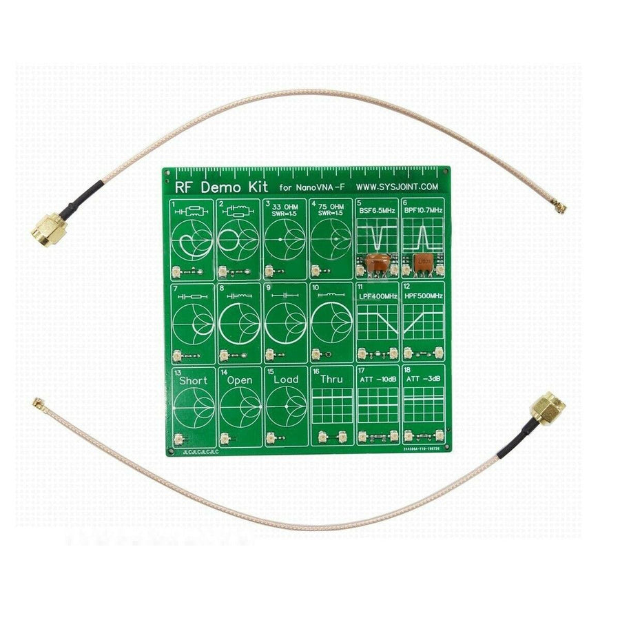 RF Demo Kit NanoVNA RF Tester Board Filter Attenuator for NanoVNA-F Vector Network Anaylzer - MRSLM