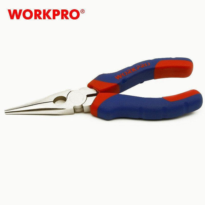 Workpro Two-color Handle Needle Nose Pliers Wire Cutters 6/8 Inches Household Multi-function Pliers - MRSLM