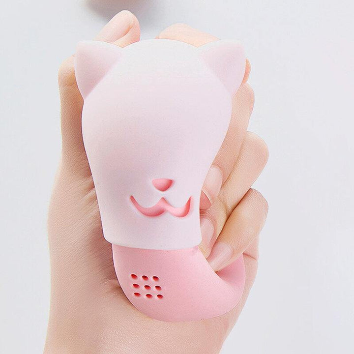 Beauty Powder Puff Blender Holder Cleaning Sponge Makeup Egg Drying Case Silicone Cosmetic Blender Sponge Storage Box Holder - MRSLM