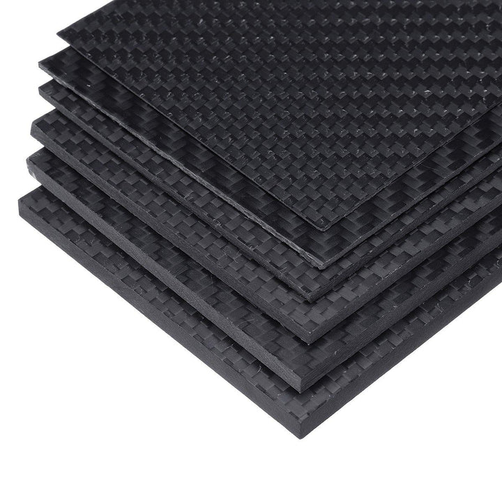 125x75x(0.5-5)mm Black Matte Twill Carbon Fiber Plate Sheet Board Weave Carbon Fiber Pannel Various Thickness - MRSLM