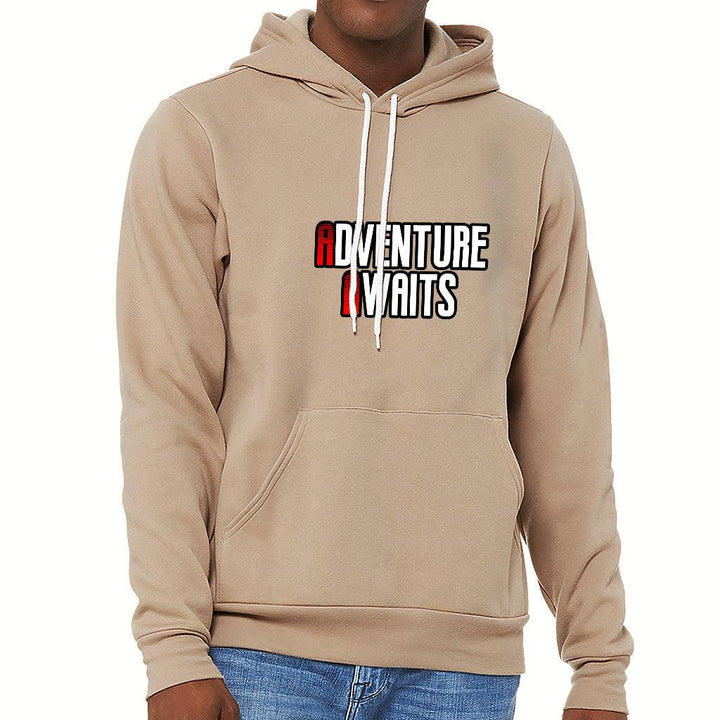 Adventure Awaits Sponge Fleece Hoodie - Inspirational Hoodie - Cool Hooded Sweatshirt - MRSLM