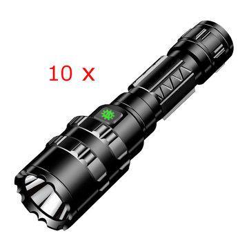 10pcs XANES 1102 L2 5Modes 1600 Lumens USB Rechargeable Camping Hunting LED Flashlight 18650 - MRSLM