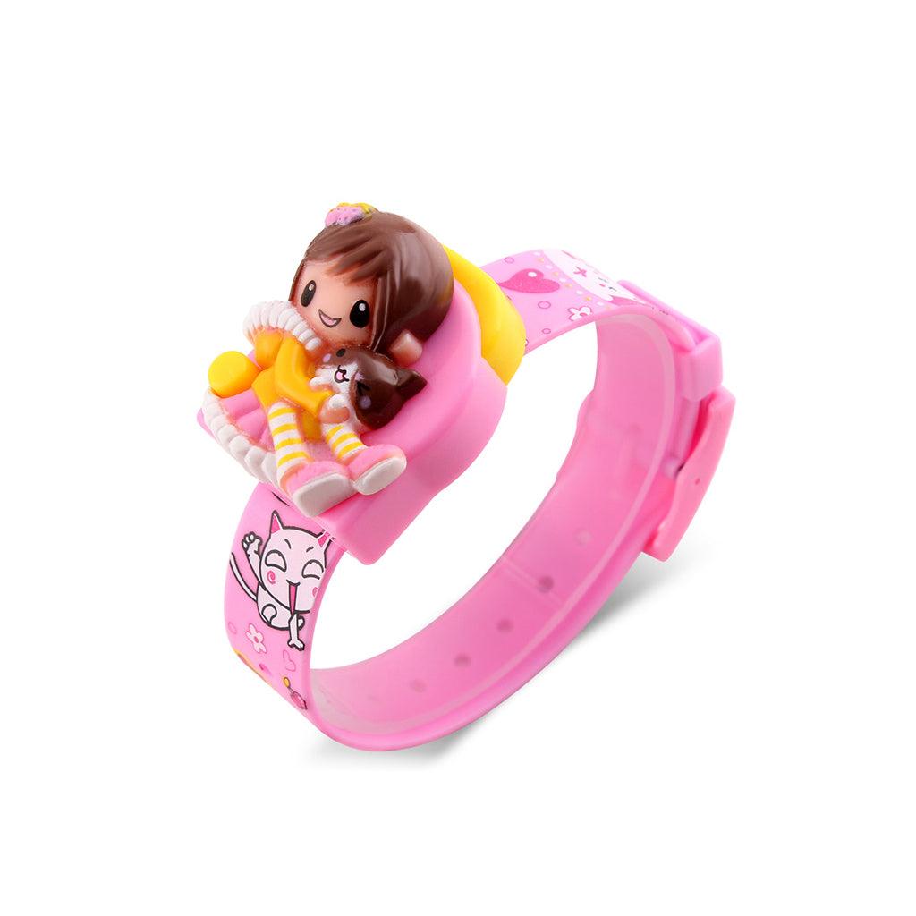 Adorable Girls’ Pink Digital Watch - MRSLM