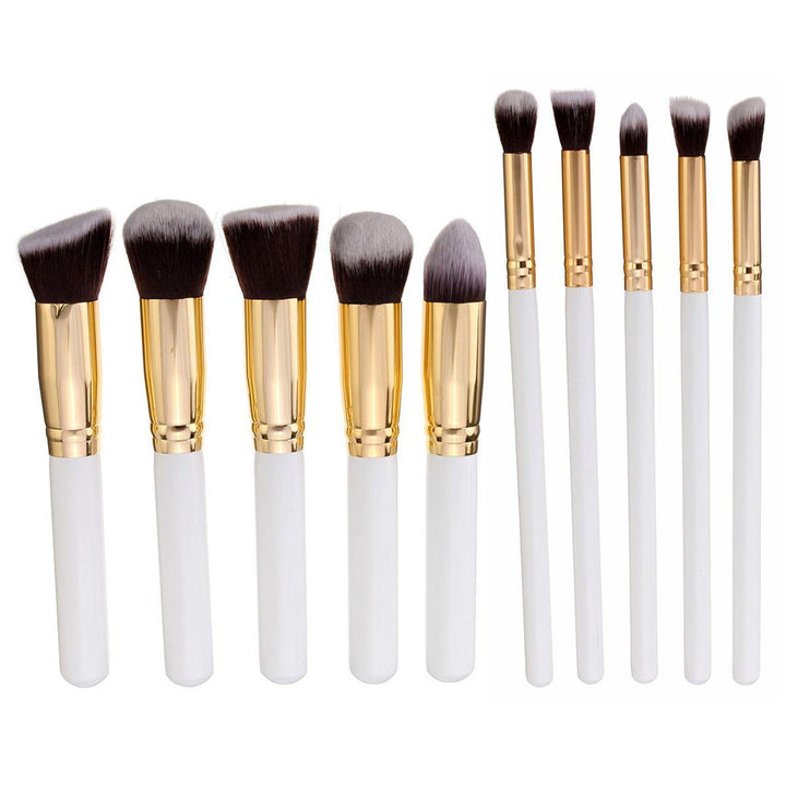 10Pcs Makeup Brushes Kit Set Blush Face Foundation Powder Cosmetic Brush Professional - MRSLM