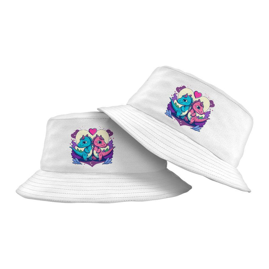 Dinosaur Print Bucket Hat - Love Graphic Hat - Colorful Bucket Hat - MRSLM