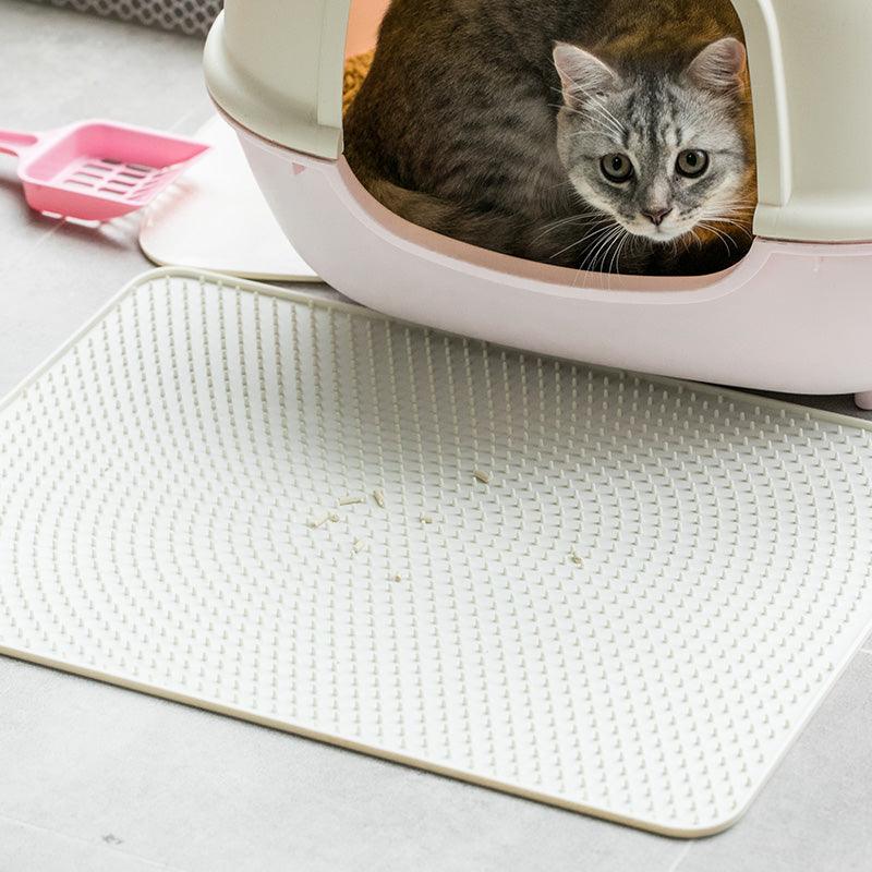 Jordan&Judy JJ-PE0014 Cat Litter Pad Silicone Material Waterproof White Pet Mat From - MRSLM