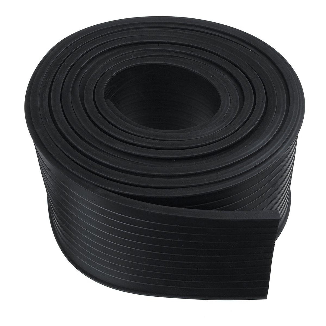 5M Rubber Strip Garage Door Bottom Weather Seal Trim T-End Buffer Anti-collision Damping Strip For 16' Wide Doors - MRSLM