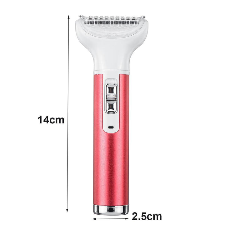 5 In 1 Women Shaver Painless Hair Removal Epilator Shaving Machine Face Beard Eyebrow Nose Trimmer Body Bikini Electric Razor - MRSLM