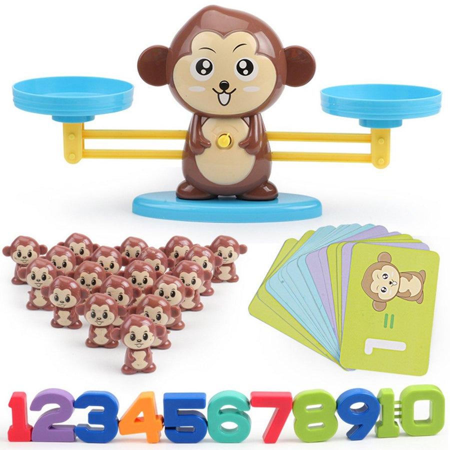 Animals Number Balance Math Toys Educational Toys Preschool Toddler Balancing Mathematics Game - MRSLM