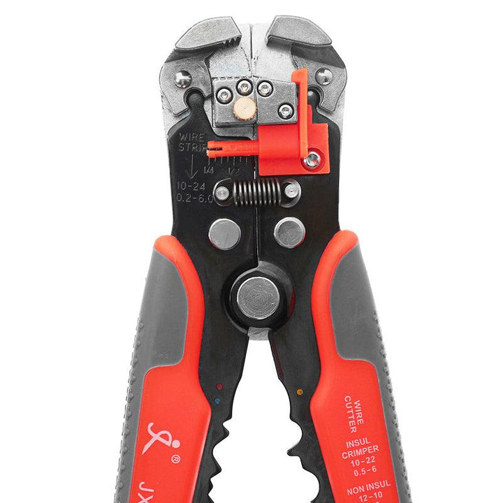 Paron® JX-1301 Multifunctional Wire Strippers Terminals Crimping Tool Pliers Orange - MRSLM